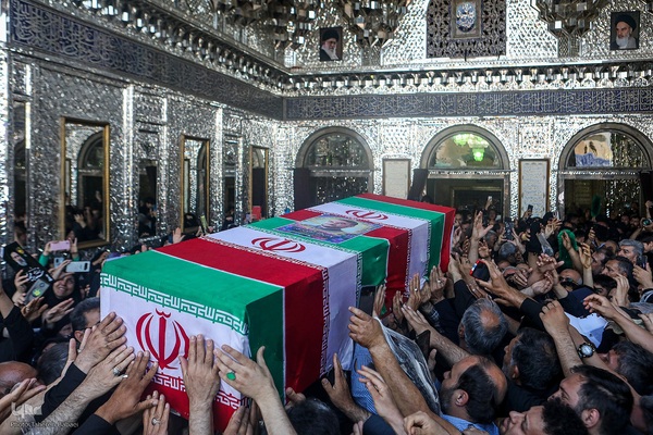 آیین تدفین و خاکسپاری پیکر شهید حسین امیرعبداللهیان