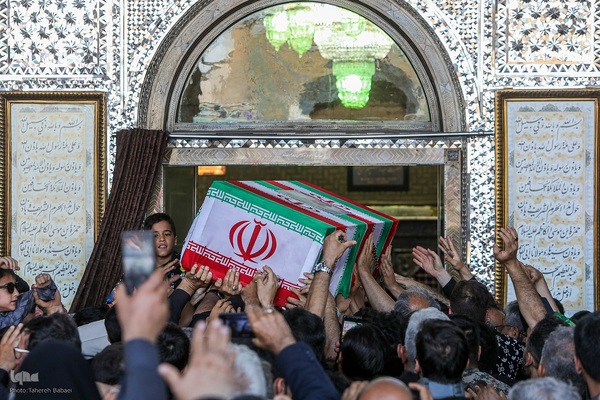 آیین تدفین و خاکسپاری پیکر شهید حسین امیرعبداللهیان