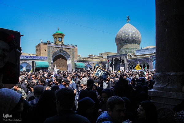 آیین تدفین و خاکسپاری پیکر شهید حسین امیرعبداللهیان