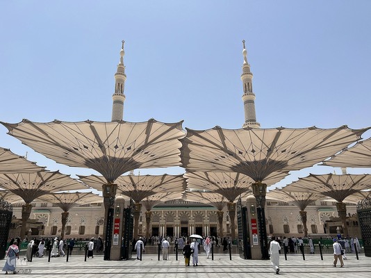 حال و هوای مسجدالنبی در ایام حج
