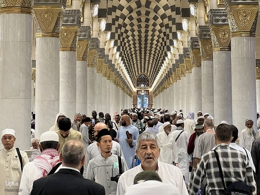 حال و هوای مسجدالنبی در ایام حج