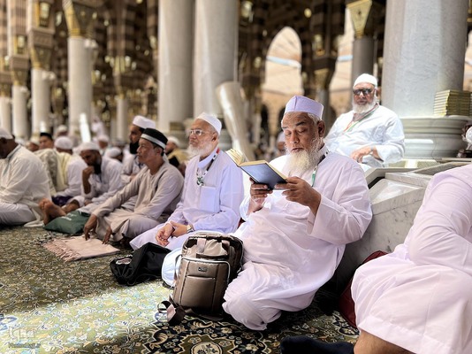 حال و هوای مسجدالنبی در ایام حج