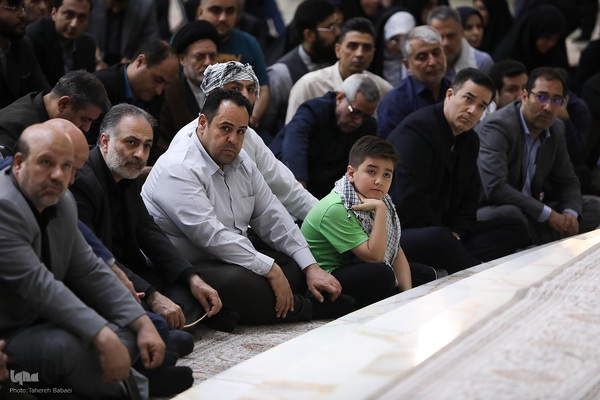 مراسم تجدیدمیثاق دانشگاهیان با امام راحل