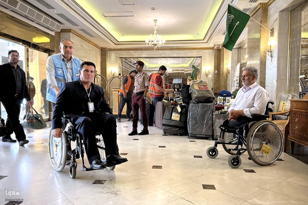 ورود کاروان جانبازان به مدینه النبی