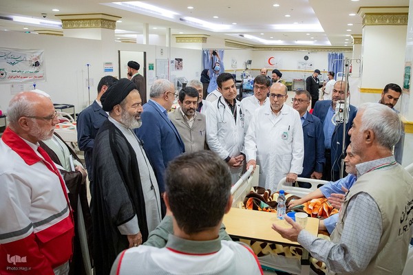 بازدید سرپرست حجاج ایرانی از بیمارستان مکه مکرمه