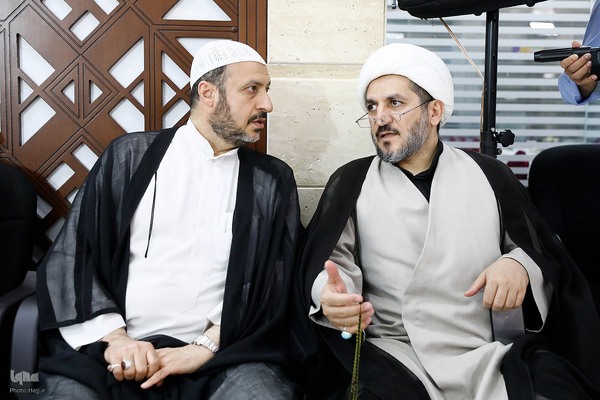 دیدار با نمایندگان مراجع تقلید درمکه