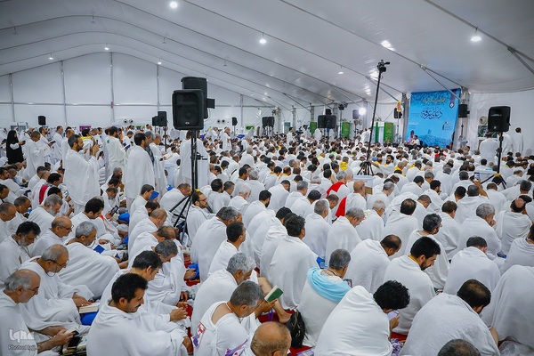 مراسم دعای عرفه حج تمتع ۱۴۴۵ هجری قمری