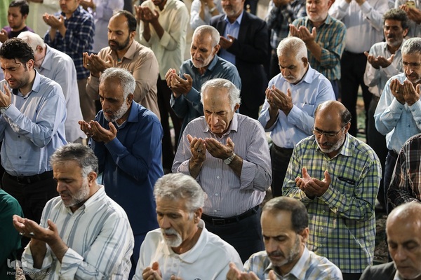 نماز عید قربان در حرم حضرت عبدالعظيم(ع)