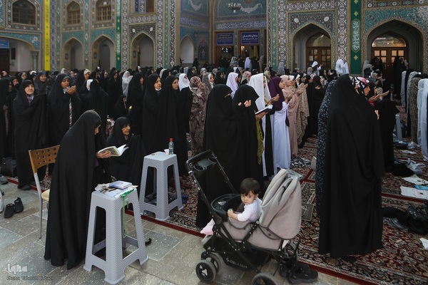 نماز عید قربان در حرم حضرت عبدالعظيم(ع)