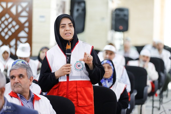 دیدار با پزشکان و کادر درمان داوطلب در حج 1403