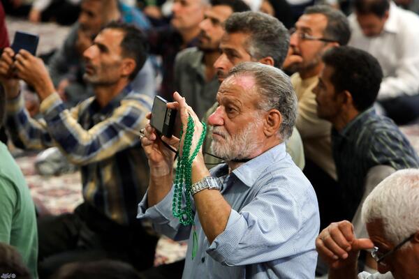 حرم مطهر رضوی در شب عید غدیر