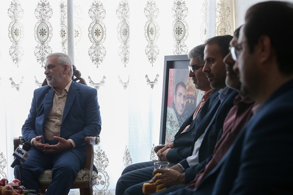 دیدار با خانواده شهید ارغوانی