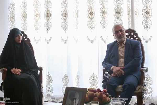 دیدار با خانواده شهید ارغوانی