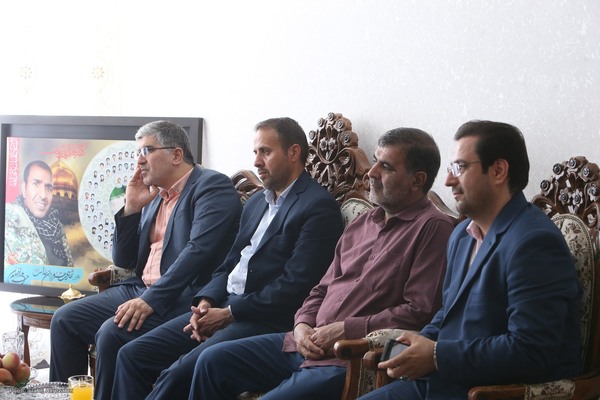 دیدار با خانواده شهید ارغوانی