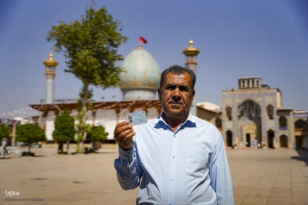انتخابات ریاست جمهوری در شاهچراغ شیراز