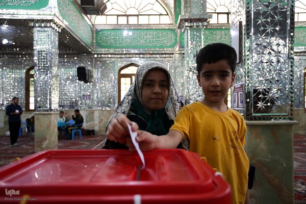 مرحله دوم انتخابات ریاست جمهوری در امامزاده حسن