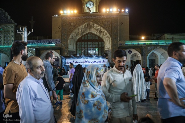 مرحله دوم چهاردهمین دوره انتخابات ریاست جمهوری در حرم عبدالعظیم حسنی (ع)