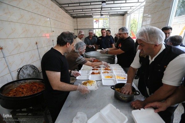 افتتاحیه آشپزخانه طرح اطعام حسینی
