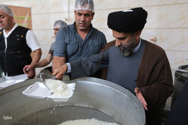 افتتاحیه آشپزخانه طرح اطعام حسینی