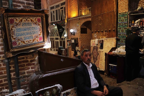 حال و هوای بازار تبریز در ماه محرم‎