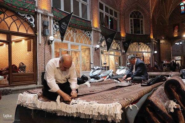 حال و هوای بازار تبریز در ماه محرم‎