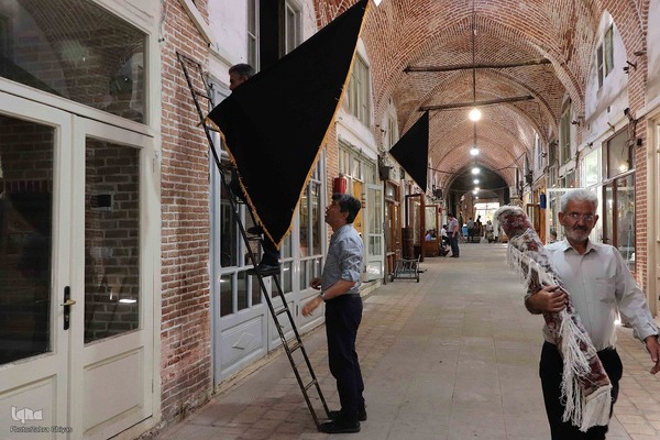 حال و هوای بازار تبریز در ماه محرم‎