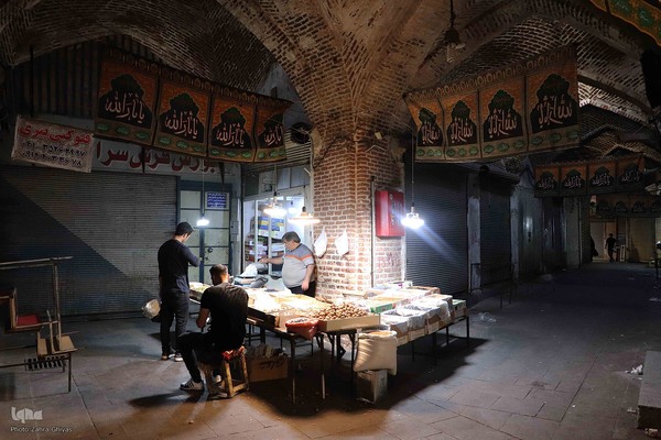 حال و هوای بازار تبریز در ماه محرم‎