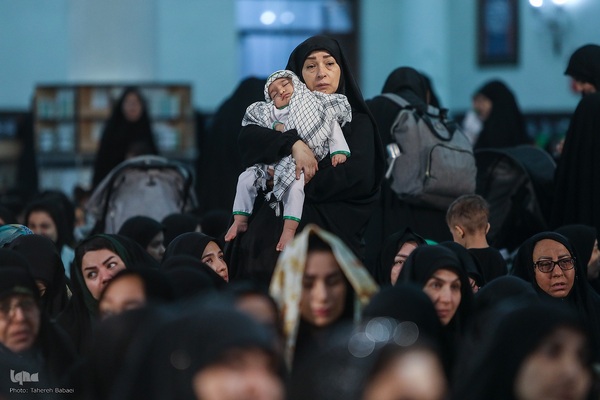 مراسم شیرخوارگان حسینی در حرم عبدالعظیم حسنی