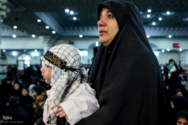 مراسم شیرخوارگان حسینی در حرم عبدالعظیم حسنی