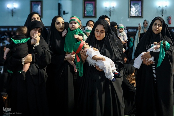 مراسم شیرخوارگان حسینی در حرم عبدالعظیم حسنی