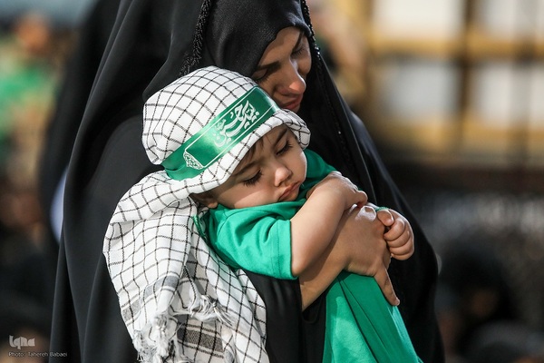 مراسم شیرخوارگان حسینی در حرم عبدالعظیم حسنی