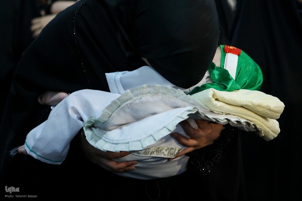 مراسم شیرخوارگان حسینی در حرم عبدالعظیم حسنی