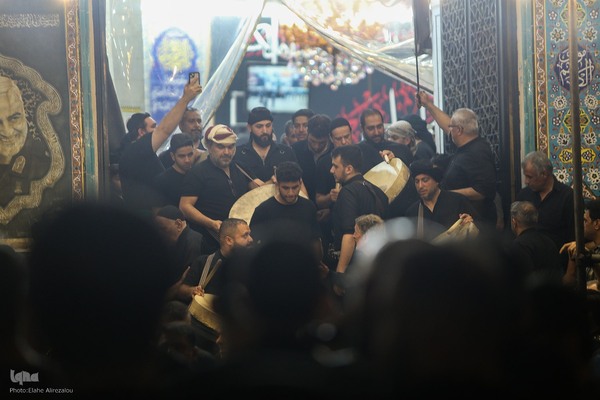 آئین مشعل گردانی عزاداران حسینی در دولت آباد تهران