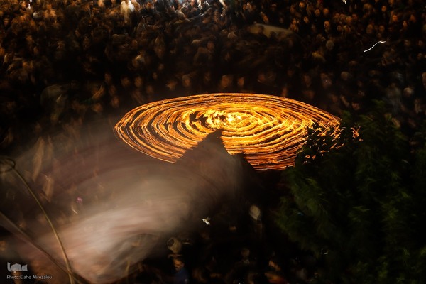 آئین مشعل گردانی عزاداران حسینی در دولت آباد تهران