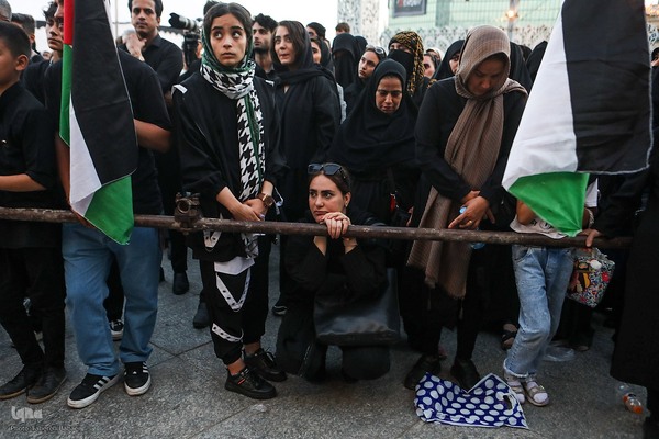 آئین خیمه سوزان در میدان امام حسین (ع)