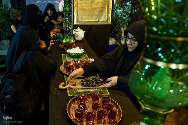 مراسم عزاداری دهه دوم محرم در هیئت هنر