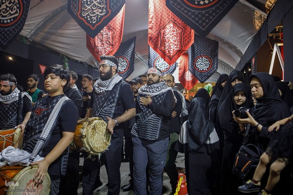 مراسم عزاداری دهه دوم محرم در هیئت هنر