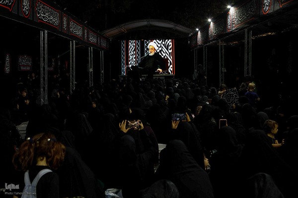 مراسم عزاداری دهه دوم محرم در هیئت هنر