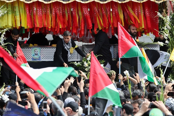 مراسم تشییع پیکر شهید «اسماعیل هنیه» در تهران
