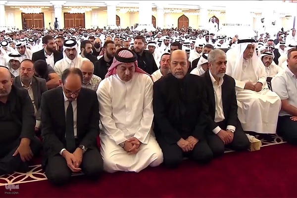 تشییع پیکر اسماعیل هنیه در قطر