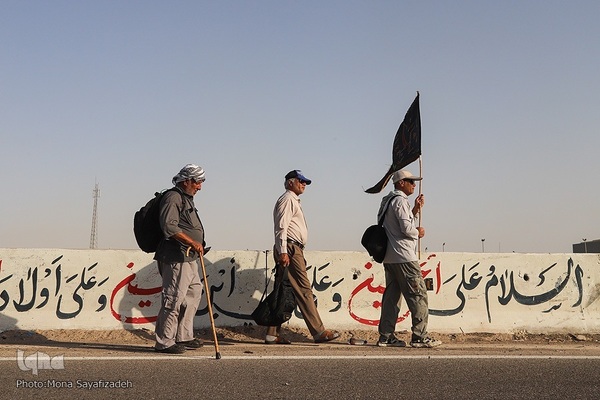 حرکت کاروان‌های پیاده‌روی اربعین به سمت شلمچه