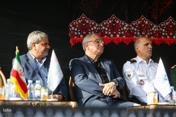 بدرقه کاروان بهداشت و درمان اربعین