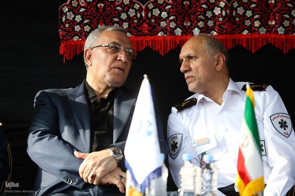 بدرقه کاروان بهداشت و درمان اربعین