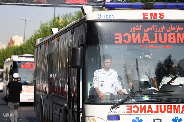 بدرقه کاروان بهداشت و درمان اربعین