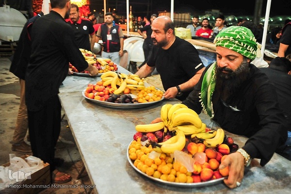 آیین اهتزاز پرچم عزای حسینی و آغاز به کار مواکب مرز شلمچه