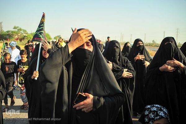 حرکت زائران اربعین از الهایی