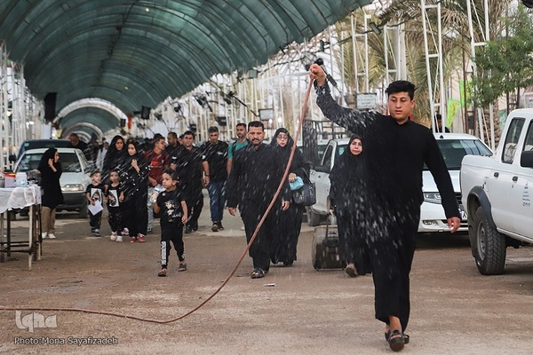 تردد زائران اربعین در مرز چذابه