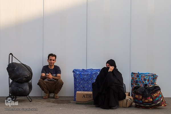 تردد زائران اربعین در مرز چذابه