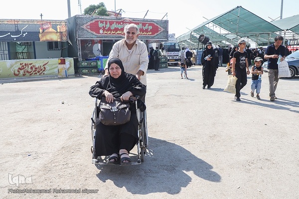 مرز شلمچه در آستانه اربعین