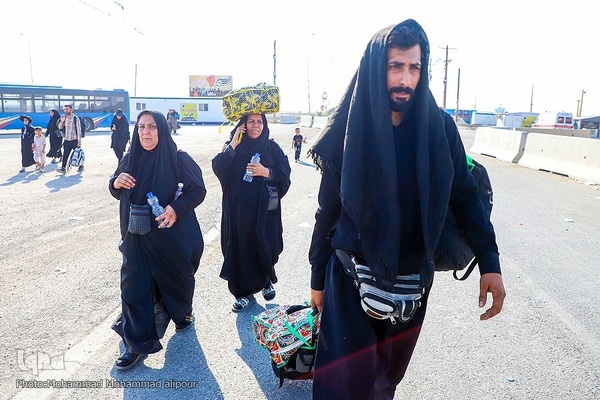 مرز شلمچه در آستانه اربعین